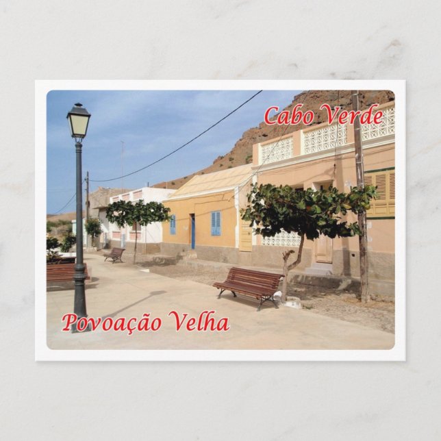 Cartão Postal Cabo Verde - Provoacao Velha - (Frente)