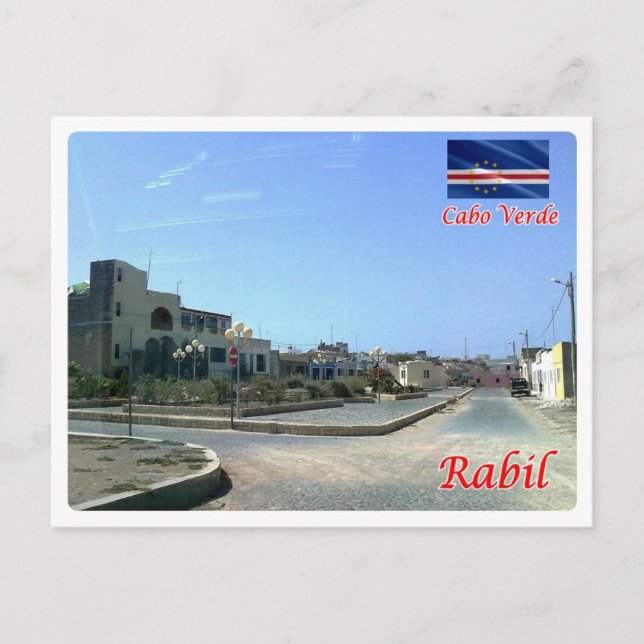 Cartão Postal Cabo Verde - Rabil - (Frente)