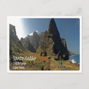 Cartão Postal Cabo Verde - Santo Antao -