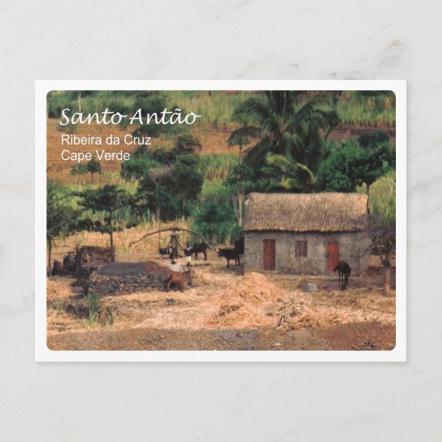 Cartão Postal Cabo Verde - Santo Antao - (Frente)