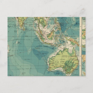 Cartão Postal Cabos do Oceano Índico, estações sem fio