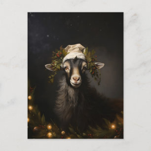 Cartão Postal Cabra de Natal Luz de Natal