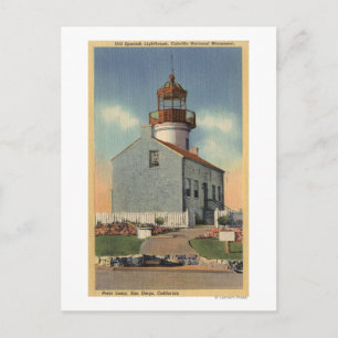 Cartão Postal Cabrillo Nat'l Monument, Point Loma Lighthouse