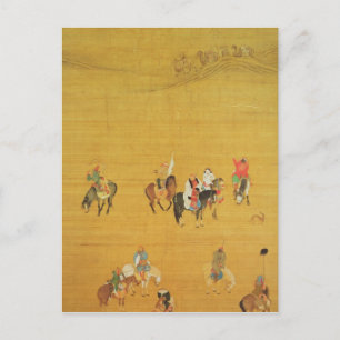 Cartão Postal Caça a Kublai Khan, dinastia Yuan