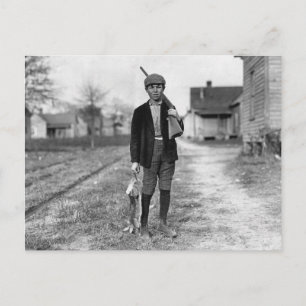 Cartão Postal Caça ao coelho, 1908