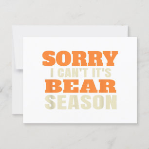 Cartão Postal Caça ao Urso Engraçado