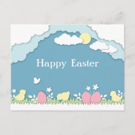 Cartão Postal Caça aos ovos de Páscoa, primavera de feriados