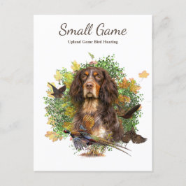 Cartão Postal Caça de pássaros, caça de pássaros de caça ao plan