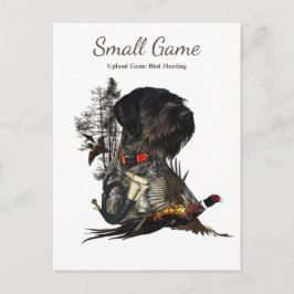 Cartão Postal Caça de pássaros, caça de pássaros de caça ao plan