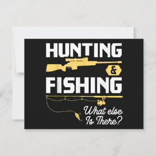 Cartão Postal Caça e Pesca - O que mais existe - Fishe engraçado
