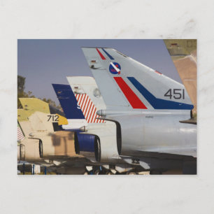 Cartão Postal Caça Kfir construído por Israel