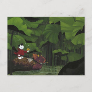 Cartão Postal Caçador de Koi