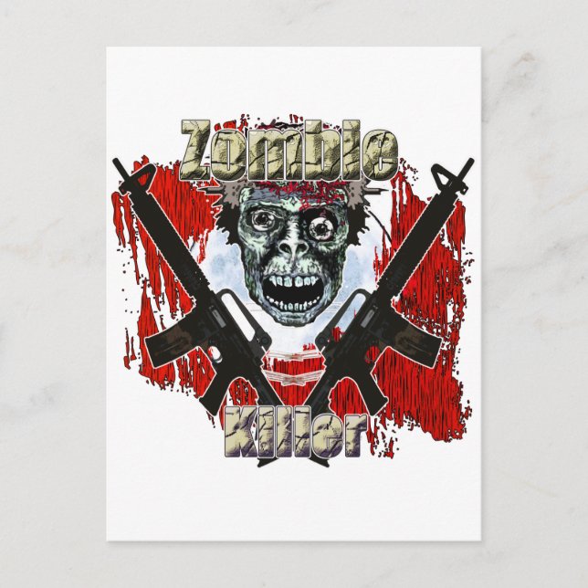 Cartão Postal Caçador de Zumbi 4 (Frente)