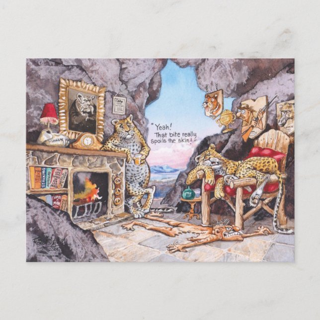 Cartão Postal Caçadores estranhos (Frente)