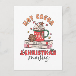 Cartão Postal Cacau Quente & Filmes de Natal