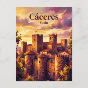 Cartão Postal Cáceres Espanha