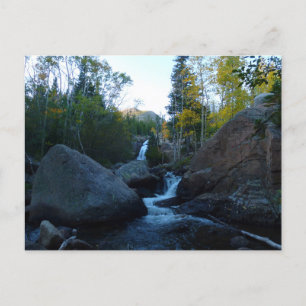 Cartão Postal Cachoeira Alberta ao Nascer do Sol nas Montanhas R