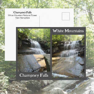 Cartão Postal Cachoeira Champney Falls White Mountains NH Fotos