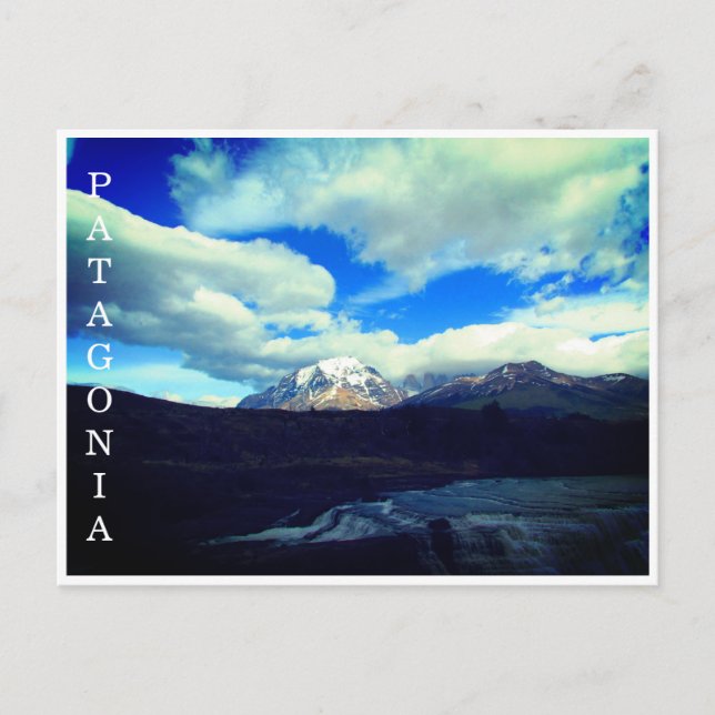 Cartão Postal cachoeira da Patagônia (Frente)