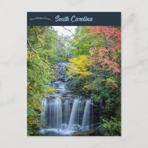 Cartão Postal Cachoeira de Brasstown Westminster Carolina do Sul