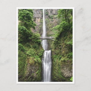 Cartão Postal Cachoeira de Portland Oregon Desfiladeiro do Rio C