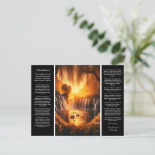 Cartão Postal Cachoeira Desiderata: Crepúsculo da Cascata
