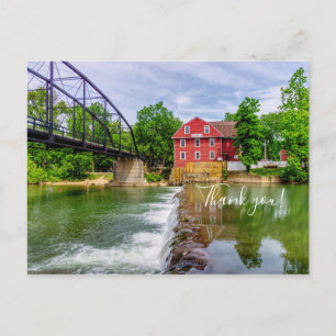 Cartão Postal Cachoeira do War Eagle Creek Obrigado