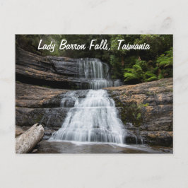 Cartão Postal Cachoeira Lady Barron Falls Tasmânia Austrália