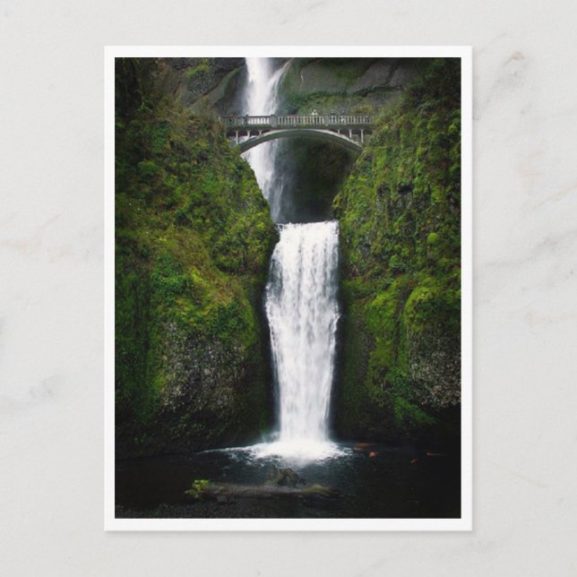 Cartão postal-Cachoeira Multnomah, Oregon (Frente)