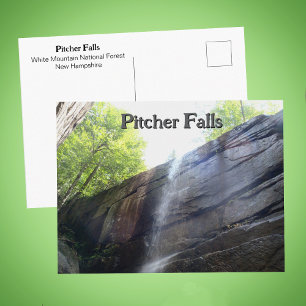 Cartão Postal Cachoeira Pitcher Falls White Mountains NH Foto