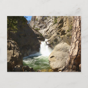 Cartão Postal Cachoeira Roaring River no Parque Nacional Kings C