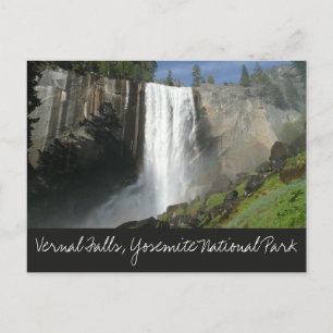 Cartão Postal Cachoeira Vernal I no Parque Nacional de Yosemite
