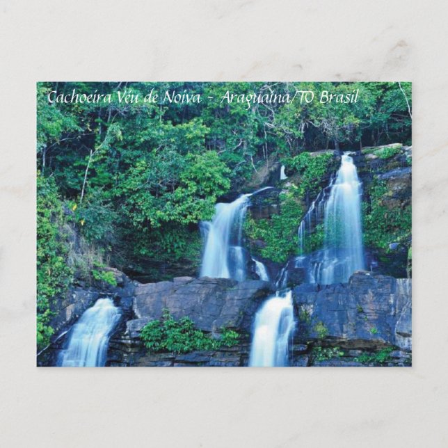Cartão Postal Cachoeira Véu de Noiva (Frente)