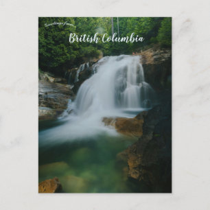 Cartão Postal Cachoeiras no Parque Golden Ears Maple Ridge BC