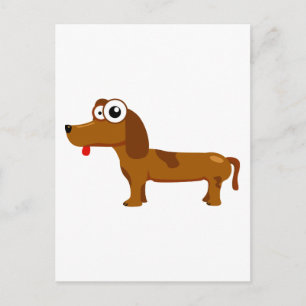 Cartão Postal Cachorro bonito