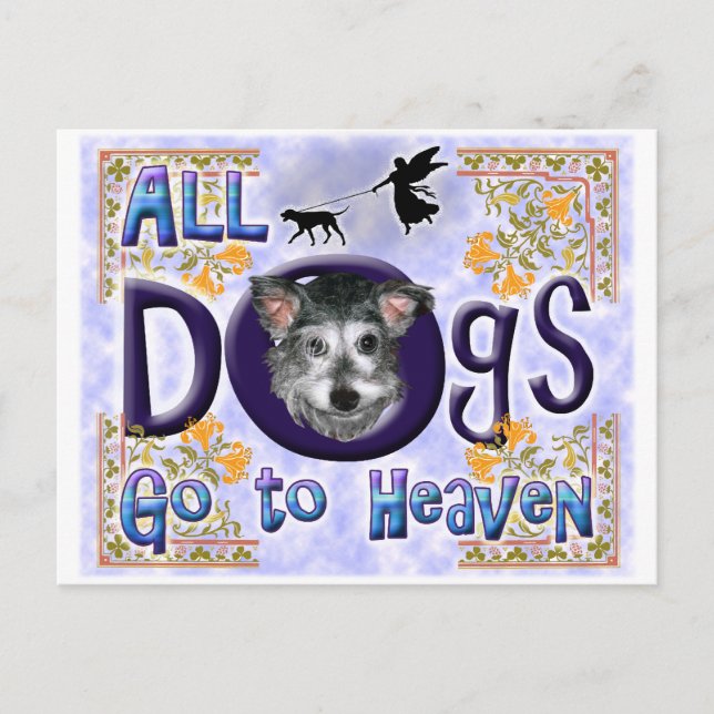Cartão Postal Cachorro Céu (Frente)