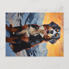 Cartão Postal Cachorro da Montanha Bernese