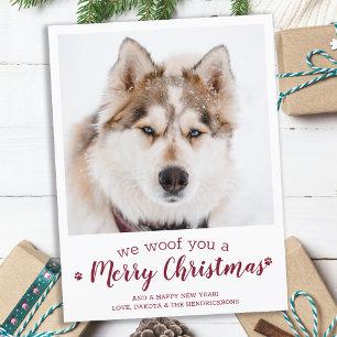 Cartão Postal Cachorro de Fotos de Pet Personalizado Moderno ao
