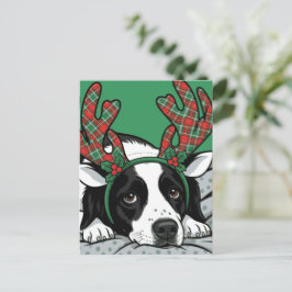 Cartão Postal Cachorro de Natal