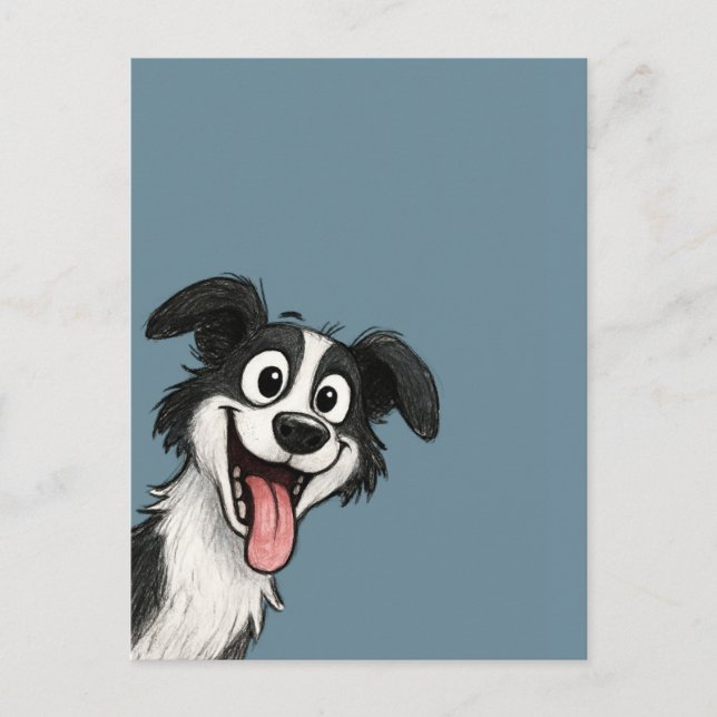 Cartão Postal Cachorro Fofo  (Frente)