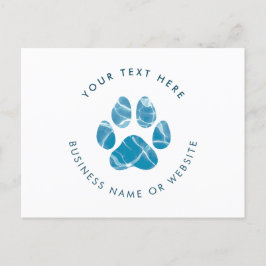 Cartão Postal Cachorro Lave Água Impressão Promocional