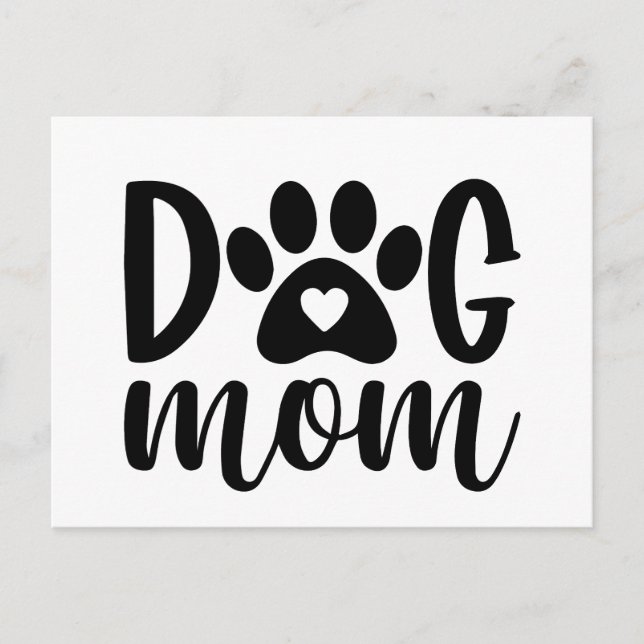 Cartão Postal Cachorro mãe T-Shirt (Frente)