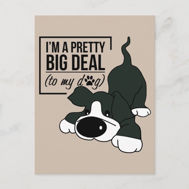 Cartão Postal Cachorro Mais Fofo de Todos (Frente)