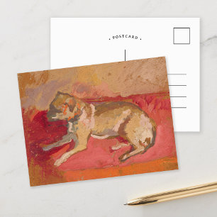 Cartão Postal Cachorro Mentiroso Zygmunt Waliszewski