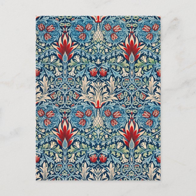 Cartão Postal Cachorro, William Morris (Frente)