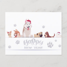 Cartão Postal Cachorros Feriados