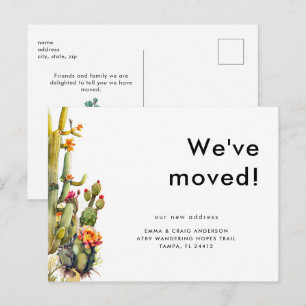 Cartão Postal Cacto Mudamos