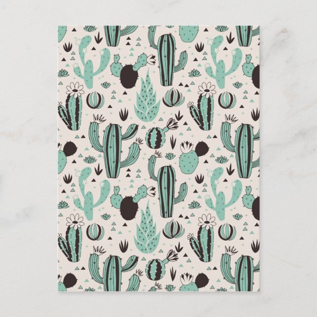 Cartão Postal Cactos (Frente)