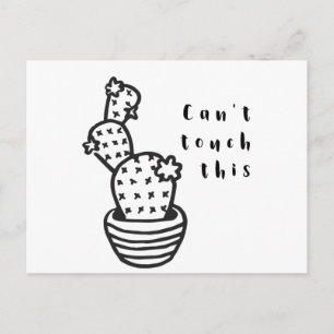Cartão Postal Cactus Cant Touch