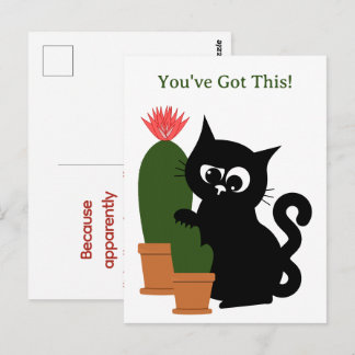 Cartão Postal Cactus Engraçado Personalizado